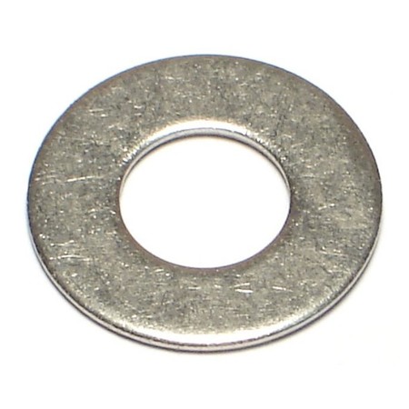 MIDWEST FASTENER Flat Washer, Fits Bolt Size 3/8" , 18-8 Stainless Steel 100 PK 05325